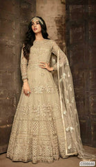 Magical Soft Net Floral Embroidered Anarkali Suits