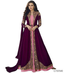 Pretty Georgette Embroidered Anarkali Suits