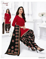 Stunning Cotton Printed Patiala Suits