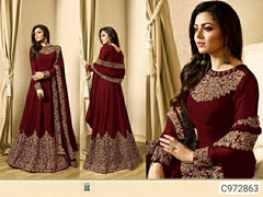 Georgette Embroidered Anarkali Suits