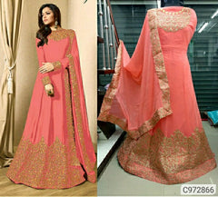 Georgette Embroidered Anarkali Suits