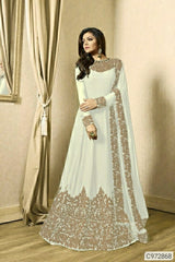 Georgette Embroidered Anarkali Suits