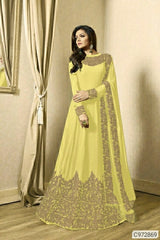 Georgette Embroidered Anarkali Suits